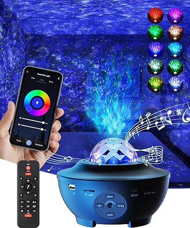 Nestify™ Galaxy Ocean Light Projector – بروجكتر ضوء المجرة والمحيط
