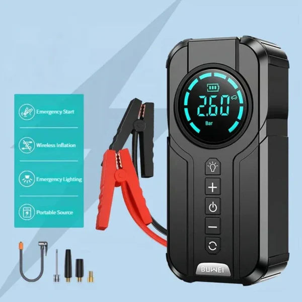 Nestify™Jump Starter With Air Pump جهاز تشغيل البطارية مع منفاخ هواء